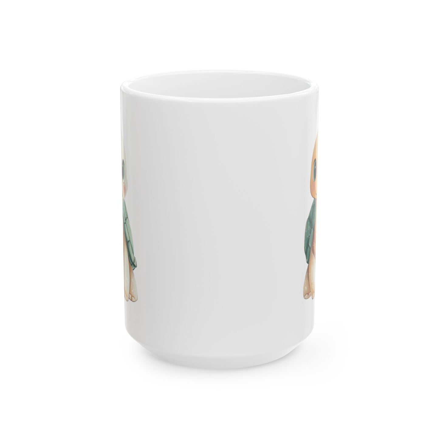 Cute Turtle Ceramic Mug | Unique Gift for Animal Lovers, Kitchen Decor, Cute Drinkware, Fun Collectible Mug