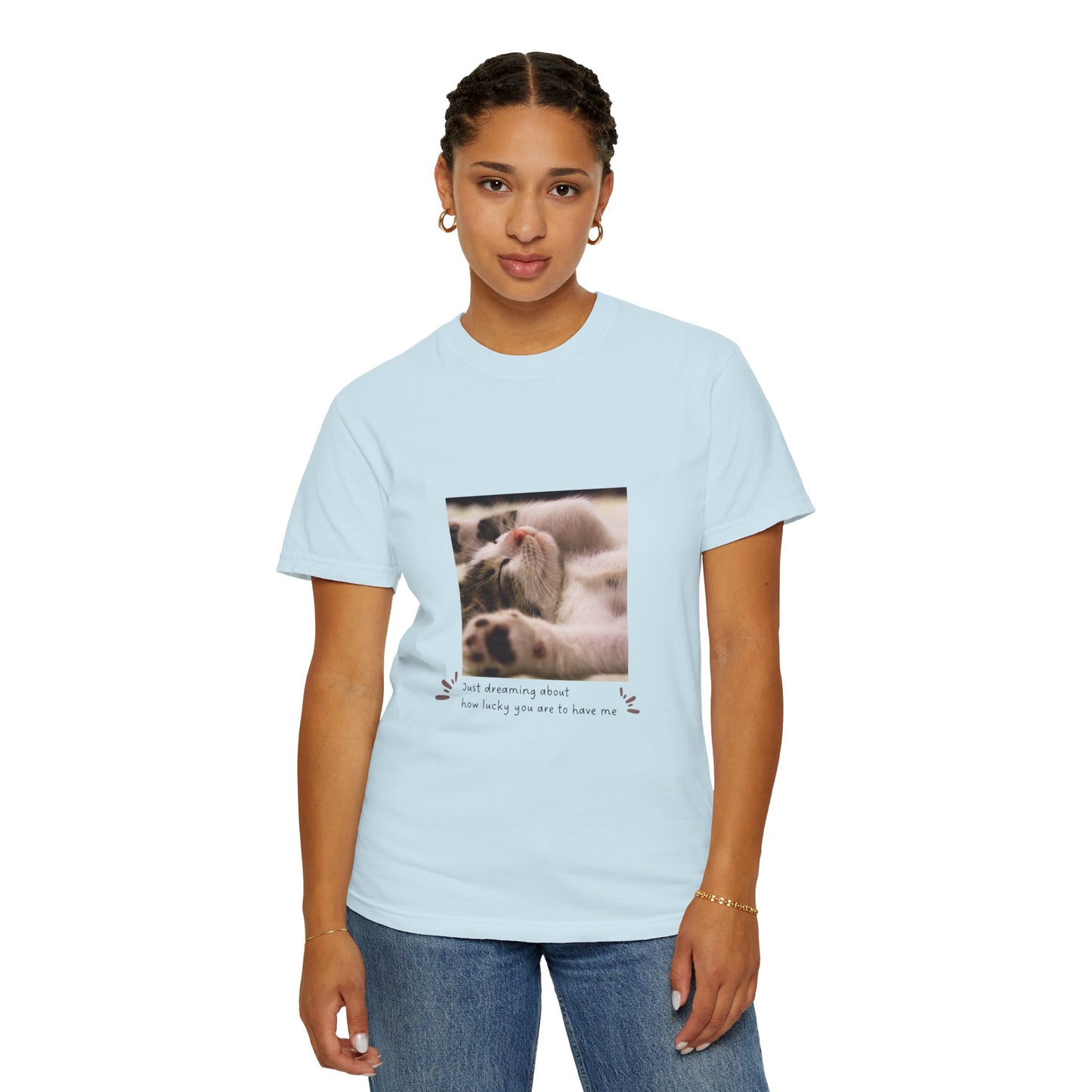 Cat T-shirt | Cat Lover Sweatshirt | Gifts for Cat Lovers | Gift for Cat Mom | Pets Lover Tee| Cat Owner Shirt | Cute Cat Gifts | Unisex Garment-Dyed T-shirt | Personalised Pet Tee | Custom Gift |