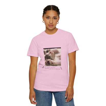 Cat T-shirt | Cat Lover Sweatshirt | Gifts for Cat Lovers | Gift for Cat Mom | Pets Lover Tee| Cat Owner Shirt | Cute Cat Gifts | Unisex Garment-Dyed T-shirt | Personalised Pet Tee | Custom Gift |