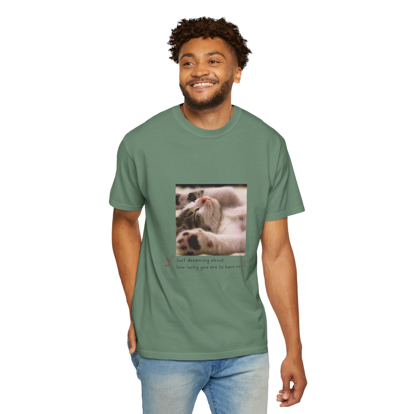 Cat T-shirt | Cat Lover Sweatshirt | Gifts for Cat Lovers | Gift for Cat Mom | Pets Lover Tee| Cat Owner Shirt | Cute Cat Gifts | Unisex Garment-Dyed T-shirt | Personalised Pet Tee | Custom Gift |