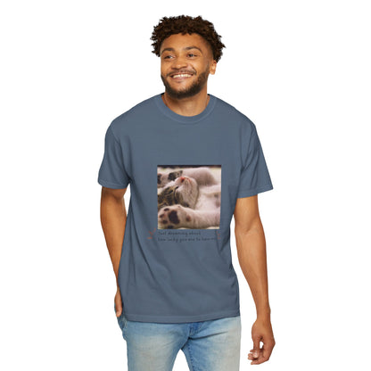 Cat T-shirt | Cat Lover Sweatshirt | Gifts for Cat Lovers | Gift for Cat Mom | Pets Lover Tee| Cat Owner Shirt | Cute Cat Gifts | Unisex Garment-Dyed T-shirt | Personalised Pet Tee | Custom Gift |