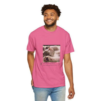 Cat T-shirt | Cat Lover Sweatshirt | Gifts for Cat Lovers | Gift for Cat Mom | Pets Lover Tee| Cat Owner Shirt | Cute Cat Gifts | Unisex Garment-Dyed T-shirt | Personalised Pet Tee | Custom Gift |