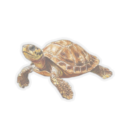 Whimsical Turtle Kiss-Cut Sticker, Turtle sticker, Reptile Sticker, Pet Sticker, Cute Animal Decals, Pet Decal, Vinyl Sticker, Pet Gift, Laptop Sticker, Luggage Sticker, Water Bottle Sticker, Tumbler sticker, Scrapbook Sticker