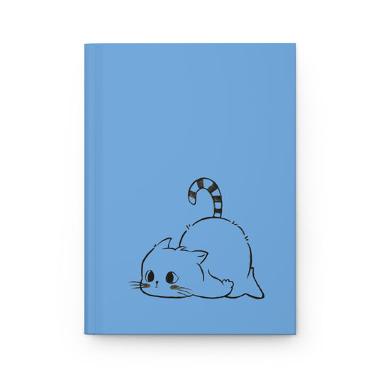 Adorable Cat Hardcover Journal,  Cute Pet Notebook, Kawaii Animal Diary, Gift for Cat Lovers