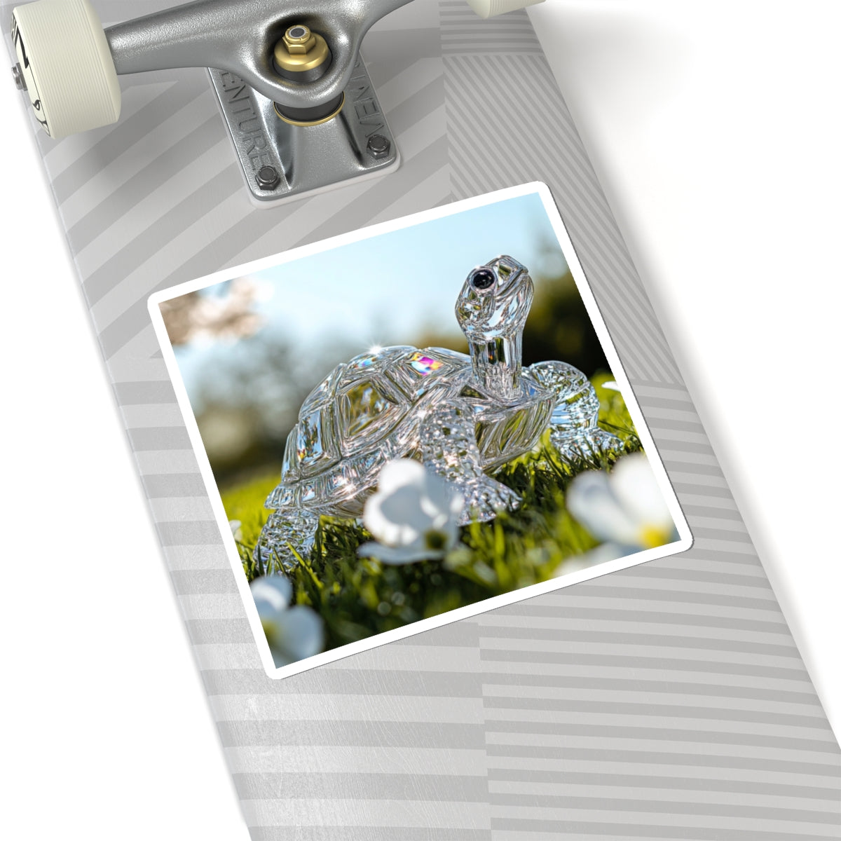 Whimsical Turtle Kiss-Cut Sticker, Turtle sticker, Reptile Sticker, Pet Sticker, Cute Animal Decals, Pet Decal, Vinyl Sticker, Pet Gift, Laptop Sticker, Water Bottle Sticker, Tumbler sticker, Luggage Sticker, Scrapbook Sticker