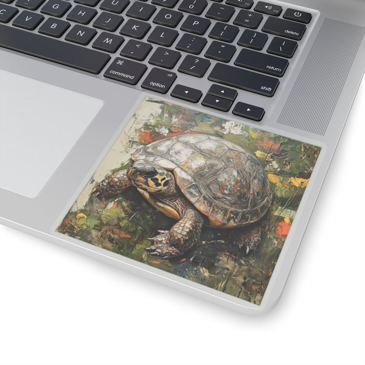 Whimsical Turtle Kiss-Cut Sticker, Turtle sticker, Reptile Sticker, Pet Sticker, Cute Animal Decals, Pet Decal, Nature Lover Gifts, Vinyl Sticker, Pet Gift, Laptop Sticker, Luggage Sticker, Water Bottle Sticker, Tumbler sticker, Scrapbook Sticker