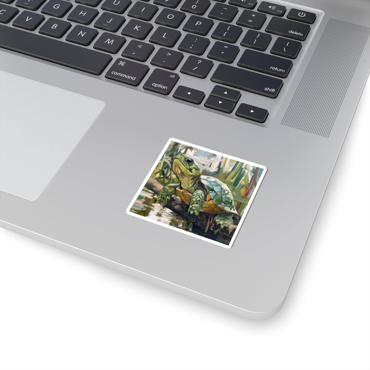 Whimsical Turtle Kiss-Cut Sticker, Turtle sticker, Reptile Sticker, Pet Sticker, Cute Animal Decals, Pet Decal, Vinyl Sticker, Pet Gift, Laptop Sticker, Luggage Sticker, Water Bottle Sticker, Luggage Sticker, Tumbler sticker, Scrapbook Sticker