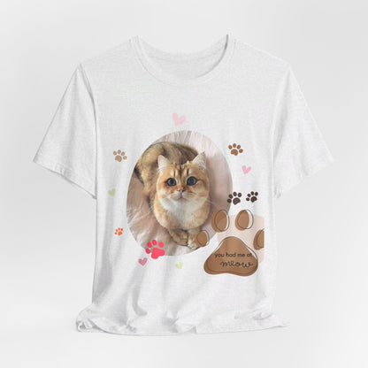 Unisex Jersey Short Sleeve Tee | Cat T-shirt | Cat Lover Sweatshirt | Gifts for Cat Lovers | Pets Lover Tee| Cat Owner Shirt| Cute Cat Gifts| Embroidered Sweatshirt| Personalized Pet Sweatshirt | Custom Gift | Cat Shirt | Personalised Pet Tee