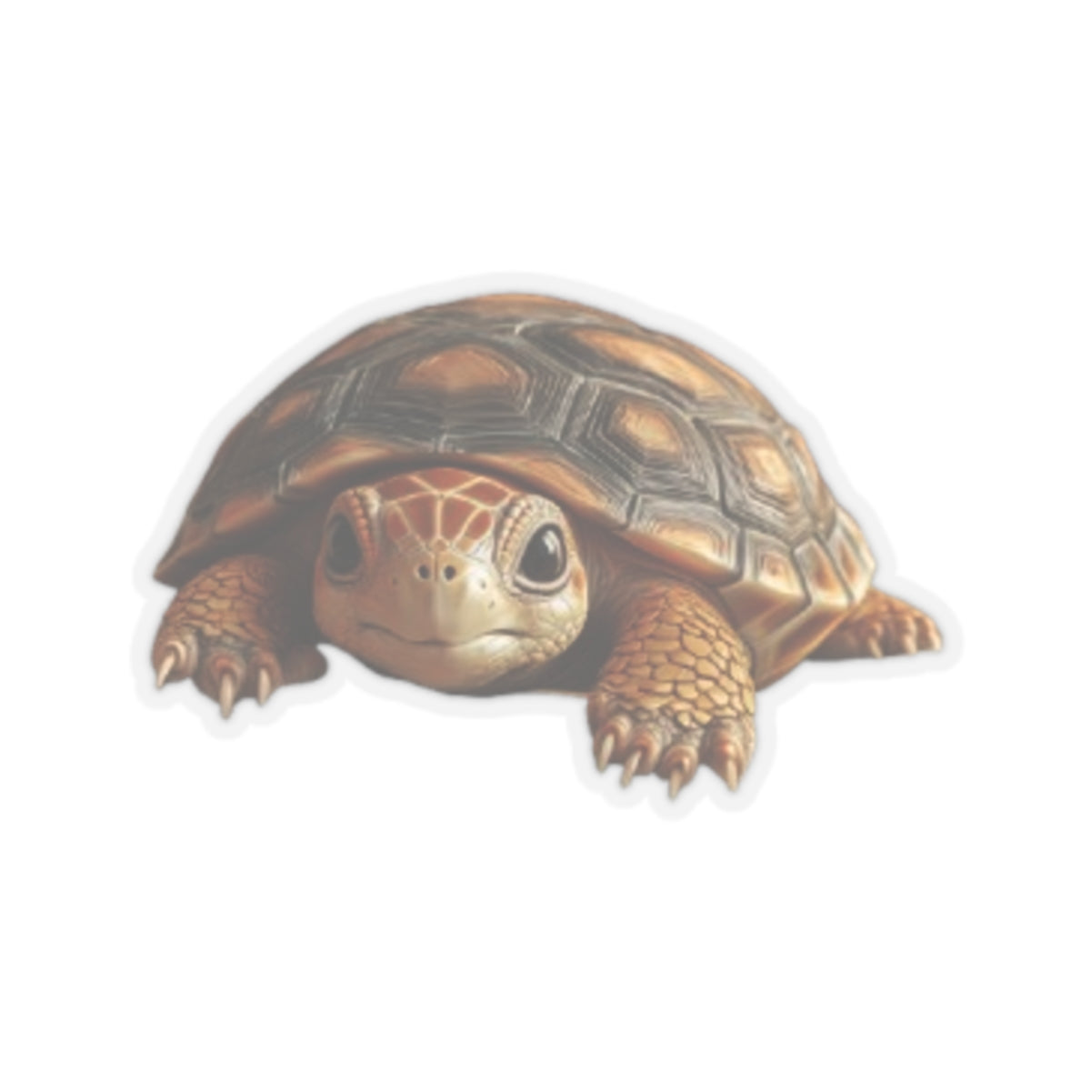 Whimsical Tortoise Kiss-Cut Sticker, Turtle sticker, Tortoise Sticker, Reptile Sticker, Pet Sticker, Cute Animal Decals, Pet Decal, Vinyl Sticker, Pet Gift, Laptop Sticker, Luggage Sticker, Water Bottle Sticker, Tumbler sticker, Scrapbook Sticker