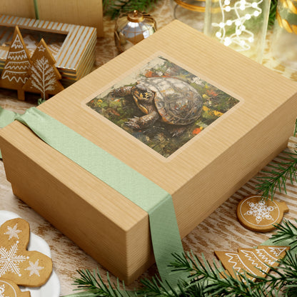 Whimsical Turtle Kiss-Cut Sticker, Turtle sticker, Reptile Sticker, Pet Sticker, Cute Animal Decals, Pet Decal, Nature Lover Gifts, Vinyl Sticker, Pet Gift, Laptop Sticker, Luggage Sticker, Water Bottle Sticker, Tumbler sticker, Scrapbook Sticker