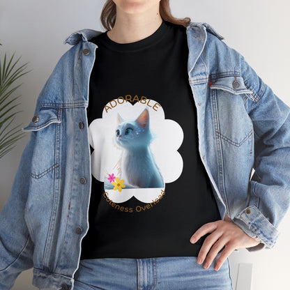 Cat T-shirt| Cat Lover Sweatshirt | Gifts for Cat Lovers | Pets Lover Tee | Cat Owner Shirt| Cute Cat Gifts | Embroidered Sweatshirt| Personalized Pet Sweatshirt | Custom Gift | Cat Tee | Cartoon Character | Personalised Pet Tee | Cat Lover | Pet Portrait
