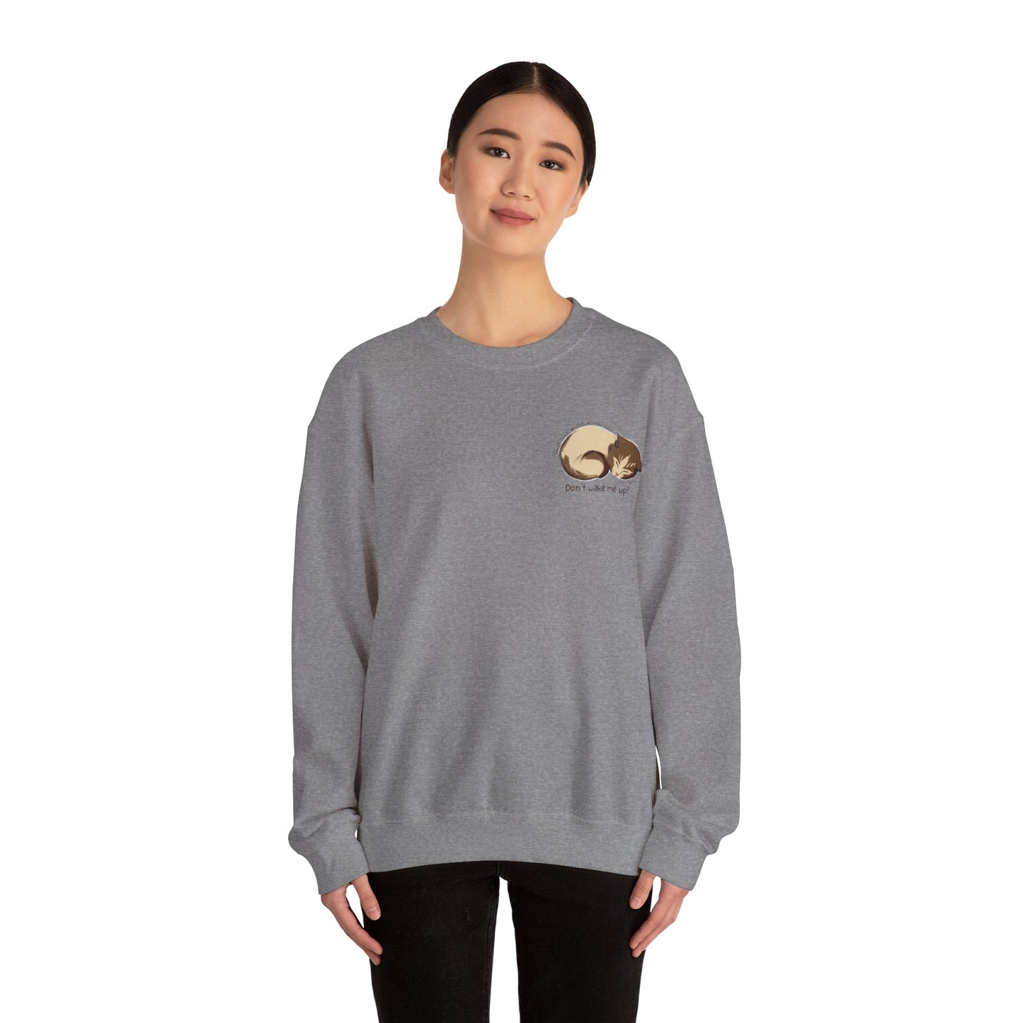 Cat T-shirt | Cat Lover Sweatshirt | Gifts for Cat Lovers | Gift for Cat Mom | Pets Lover Tee | Cat Owner Shirt| Cute Cat Gifts | Unisex Heavy Blend™ Crewneck Sweatshirt