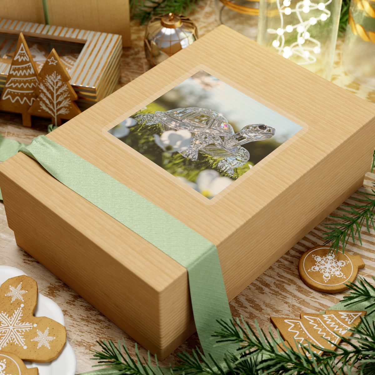 Whimsical Turtle Kiss-Cut Sticker, Turtle sticker, Reptile Sticker, Pet Sticker, Cute Animal Decals, Pet Decal, Vinyl Sticker, Pet Gift, Laptop Sticker, Water Bottle Sticker, Tumbler sticker, Luggage Sticker, Scrapbook Sticker