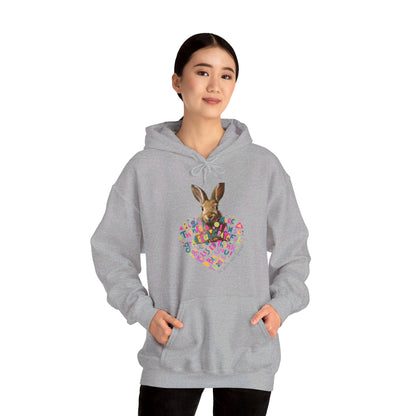 Gratitude Heart Bunny Hoodie Tee | Unisex Heavy Blend™ Hooded Sweatshirt | Gifts for Bunny Lovers | Pets Lover Tee | Rabbit Owner Shirt | Cute Rabbit Gifts |Personalized Pet Sweatshirt | Custom Gift | Bunny Shirt | Personalised Pet Hoodie