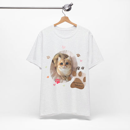 Unisex Jersey Short Sleeve Tee | Cat T-shirt | Cat Lover Sweatshirt | Gifts for Cat Lovers | Pets Lover Tee| Cat Owner Shirt| Cute Cat Gifts| Embroidered Sweatshirt| Personalized Pet Sweatshirt | Custom Gift | Cat Shirt | Personalised Pet Tee