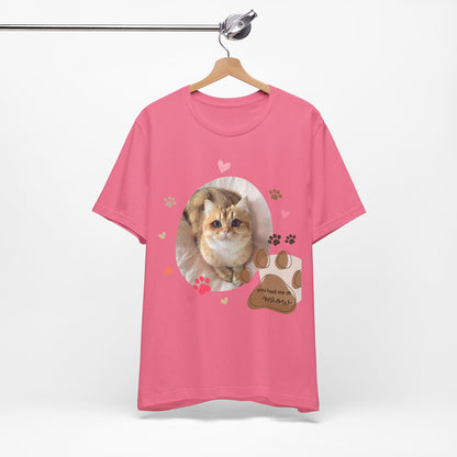 Unisex Jersey Short Sleeve Tee | Cat T-shirt | Cat Lover Sweatshirt | Gifts for Cat Lovers | Pets Lover Tee| Cat Owner Shirt| Cute Cat Gifts| Embroidered Sweatshirt| Personalized Pet Sweatshirt | Custom Gift | Cat Shirt | Personalised Pet Tee