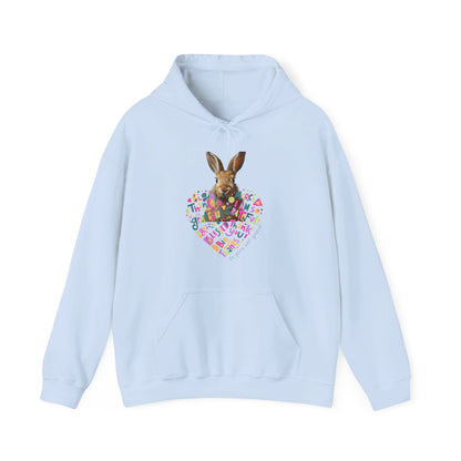 Gratitude Heart Bunny Hoodie Tee | Unisex Heavy Blend™ Hooded Sweatshirt | Gifts for Bunny Lovers | Pets Lover Tee | Rabbit Owner Shirt | Cute Rabbit Gifts |Personalized Pet Sweatshirt | Custom Gift | Bunny Shirt | Personalised Pet Hoodie