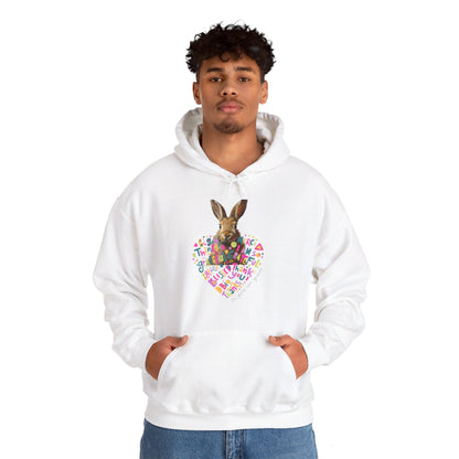 Gratitude Heart Bunny Hoodie Tee | Unisex Heavy Blend™ Hooded Sweatshirt | Gifts for Bunny Lovers | Pets Lover Tee | Rabbit Owner Shirt | Cute Rabbit Gifts |Personalized Pet Sweatshirt | Custom Gift | Bunny Shirt | Personalised Pet Hoodie