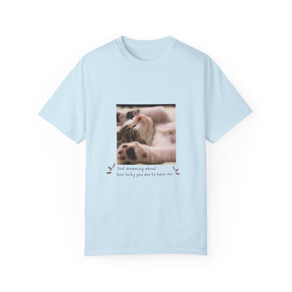 Cat T-shirt | Cat Lover Sweatshirt | Gifts for Cat Lovers | Gift for Cat Mom | Pets Lover Tee| Cat Owner Shirt | Cute Cat Gifts | Unisex Garment-Dyed T-shirt | Personalised Pet Tee | Custom Gift |