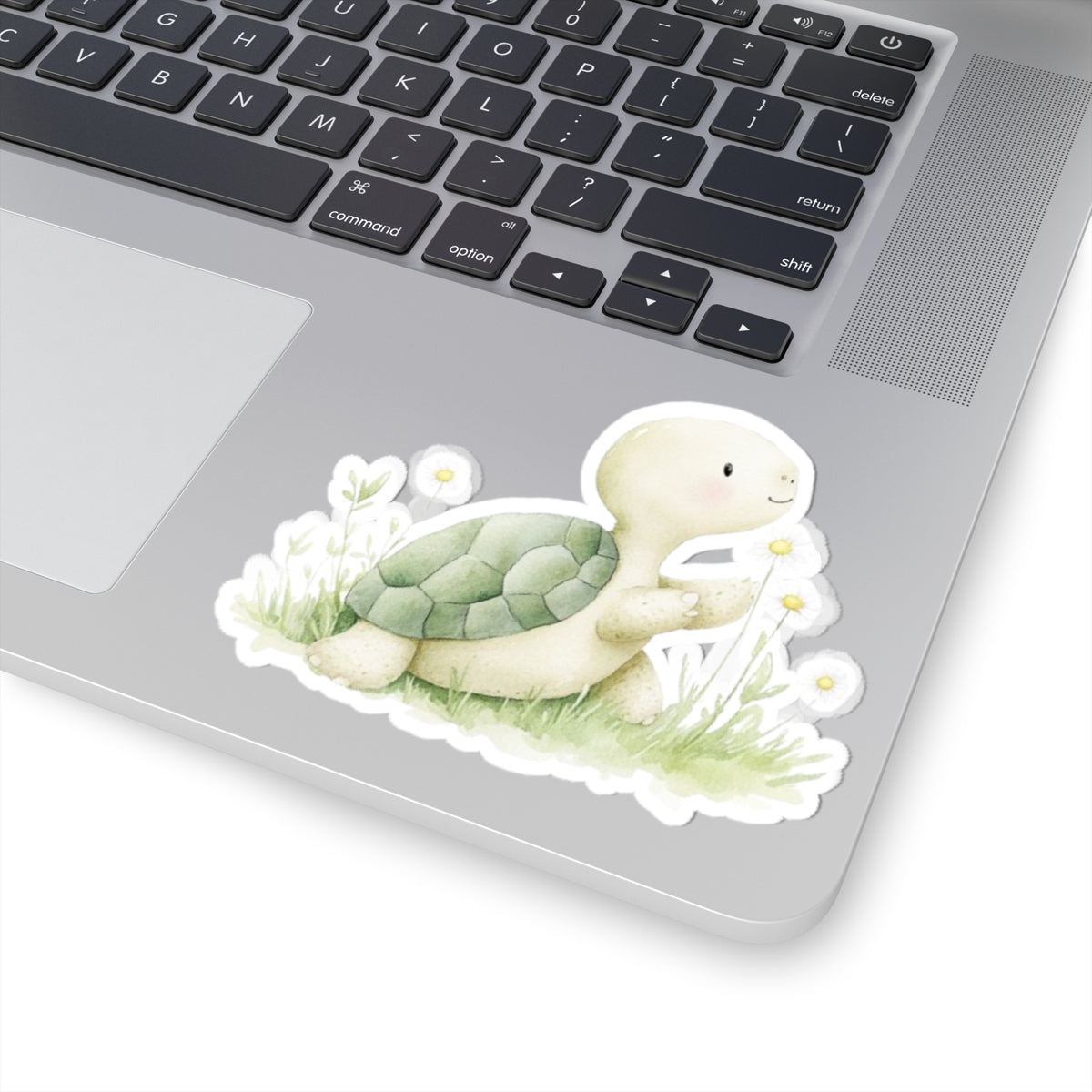 Whimsical Turtle Kiss-Cut Sticker, Turtle sticker, Reptile Sticker, Pet Sticker, Cute Animal Decals, Pet Decal, Vinyl Sticker, Pet Gift, Laptop Sticker, Luggage Sticker, Water Bottle Sticker, Tumbler sticker, Scrapbook Sticker