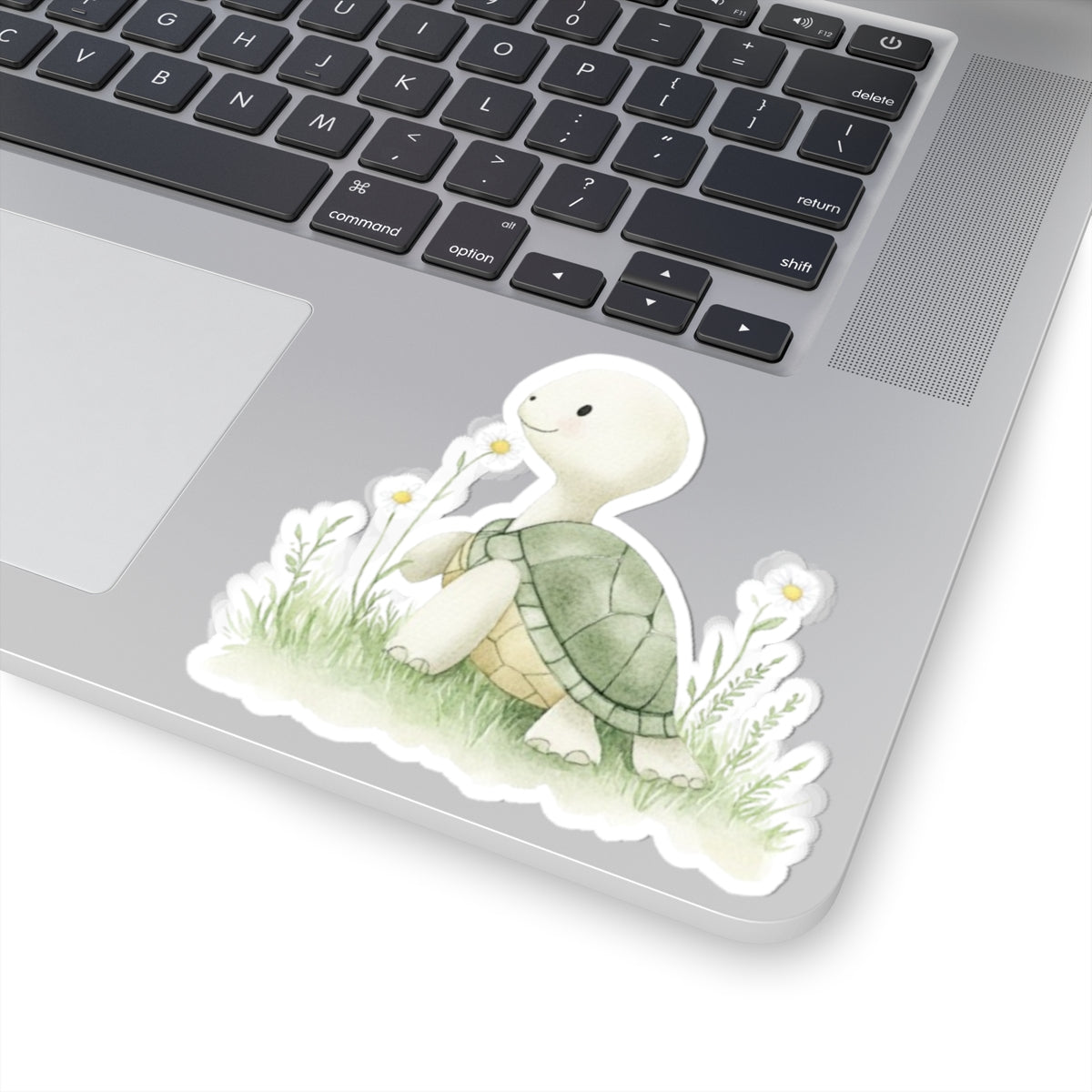 Whimsical Turtle Kiss-Cut Sticker, Turtle sticker, Reptile Sticker, Pet Sticker, Cute Animal Decals, Pet Decal, Vinyl Sticker, Pet Gift, Laptop Sticker, Luggage Sticker, Water Bottle Sticker, Tumbler sticker, Scrapbook Sticker