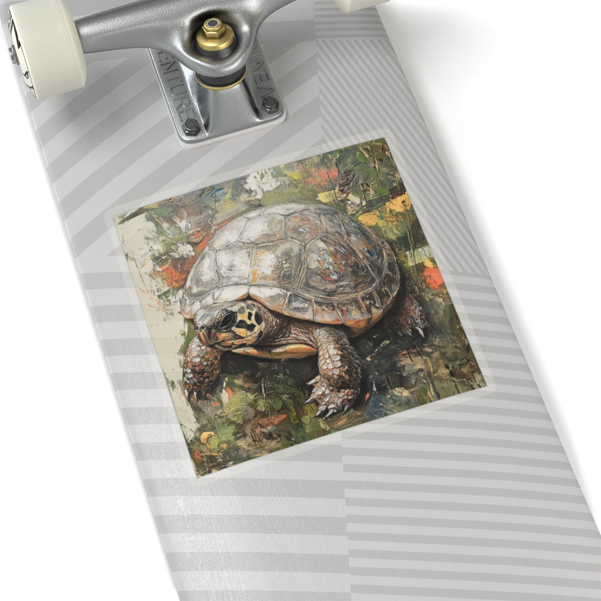 Whimsical Turtle Kiss-Cut Sticker, Turtle sticker, Reptile Sticker, Pet Sticker, Cute Animal Decals, Pet Decal, Nature Lover Gifts, Vinyl Sticker, Pet Gift, Laptop Sticker, Luggage Sticker, Water Bottle Sticker, Tumbler sticker, Scrapbook Sticker