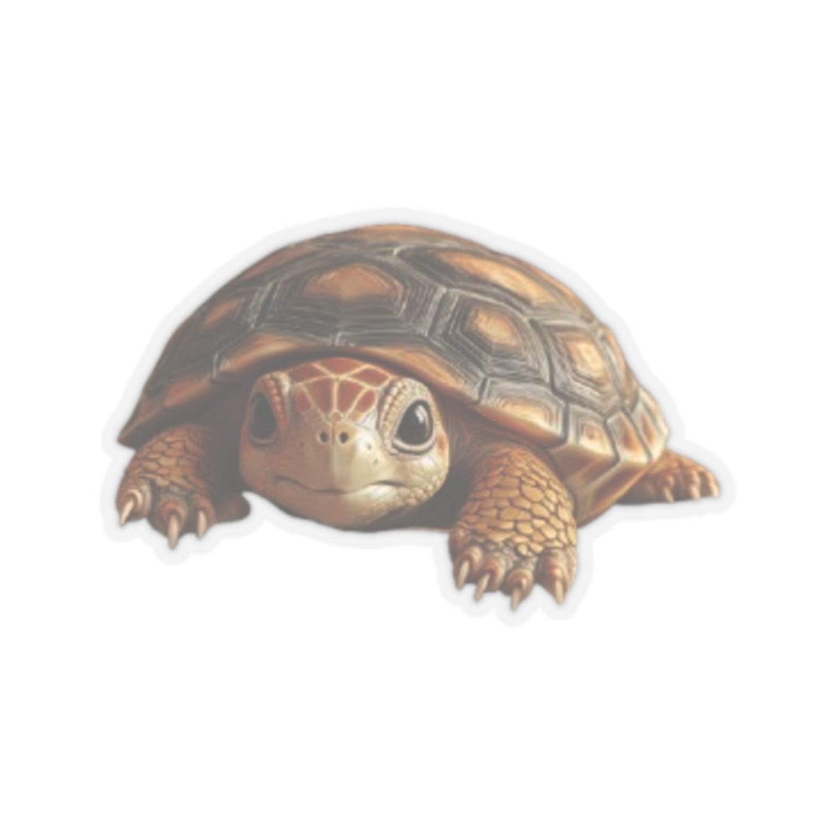 Whimsical Tortoise Kiss-Cut Sticker, Turtle sticker, Tortoise Sticker, Reptile Sticker, Pet Sticker, Cute Animal Decals, Pet Decal, Vinyl Sticker, Pet Gift, Laptop Sticker, Luggage Sticker, Water Bottle Sticker, Tumbler sticker, Scrapbook Sticker