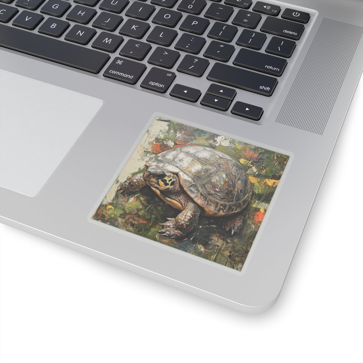 Whimsical Turtle Kiss-Cut Sticker, Turtle sticker, Reptile Sticker, Pet Sticker, Cute Animal Decals, Pet Decal, Nature Lover Gifts, Vinyl Sticker, Pet Gift, Laptop Sticker, Luggage Sticker, Water Bottle Sticker, Tumbler sticker, Scrapbook Sticker