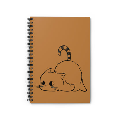 Cute Cat Spiral Notebook - Ruled Line, Kawaii Journal, Cat Lover's Gift, Note-Taking Essential, Stationery for Students, Writing Diary