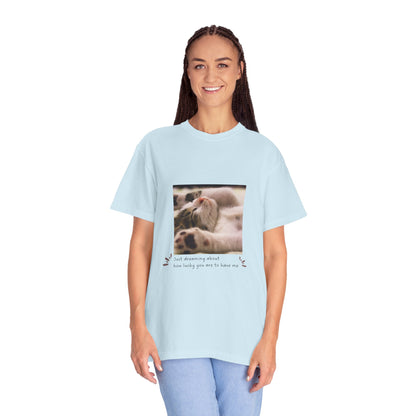 Cat T-shirt | Cat Lover Sweatshirt | Gifts for Cat Lovers | Gift for Cat Mom | Pets Lover Tee| Cat Owner Shirt | Cute Cat Gifts | Unisex Garment-Dyed T-shirt | Personalised Pet Tee | Custom Gift |