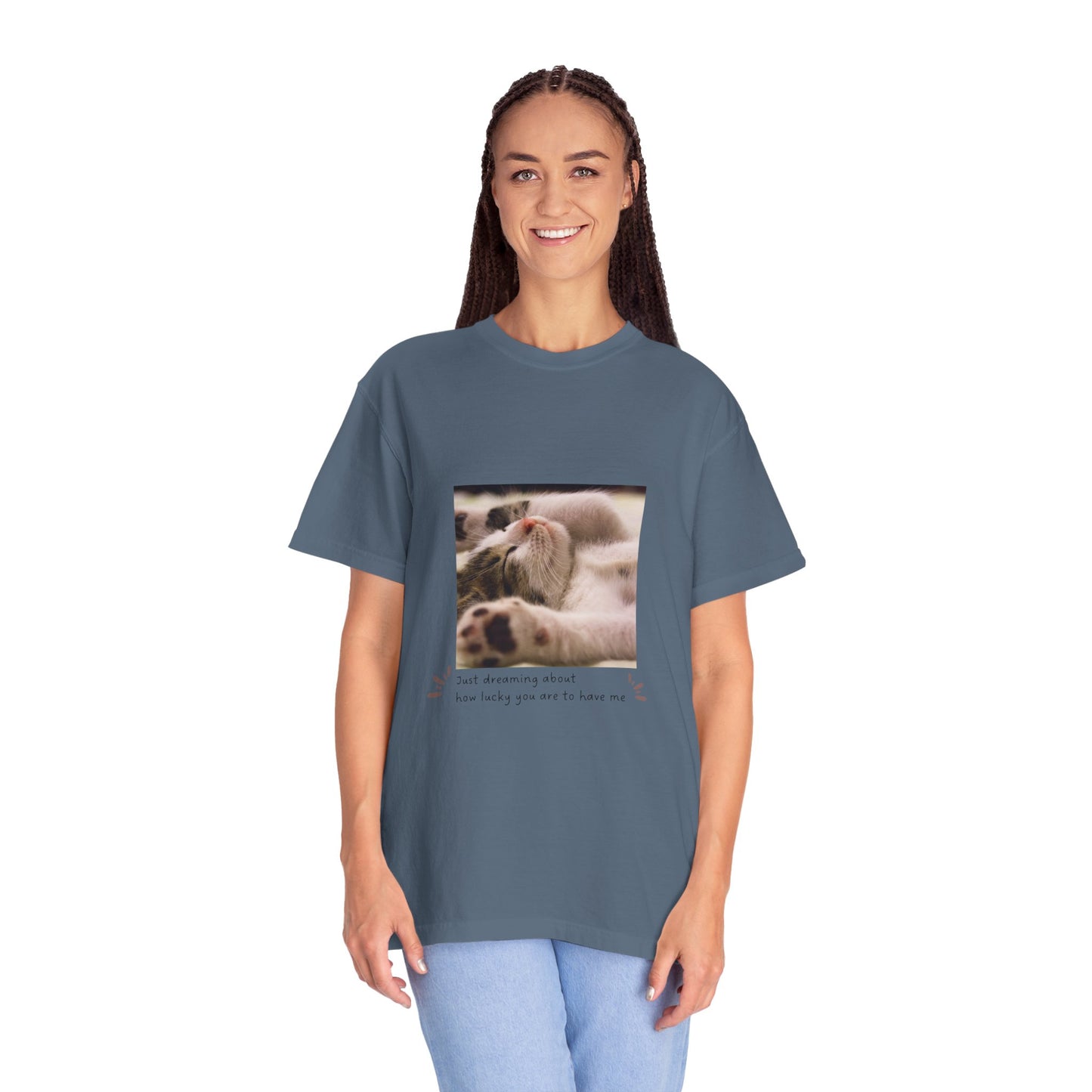 Cat T-shirt | Cat Lover Sweatshirt | Gifts for Cat Lovers | Gift for Cat Mom | Pets Lover Tee| Cat Owner Shirt | Cute Cat Gifts | Unisex Garment-Dyed T-shirt | Personalised Pet Tee | Custom Gift |