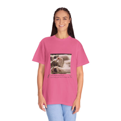Cat T-shirt | Cat Lover Sweatshirt | Gifts for Cat Lovers | Gift for Cat Mom | Pets Lover Tee| Cat Owner Shirt | Cute Cat Gifts | Unisex Garment-Dyed T-shirt | Personalised Pet Tee | Custom Gift |