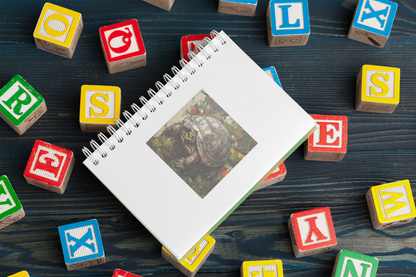 Whimsical Turtle Kiss-Cut Sticker, Turtle sticker, Reptile Sticker, Pet Sticker, Cute Animal Decals, Pet Decal, Nature Lover Gifts, Vinyl Sticker, Pet Gift, Laptop Sticker, Luggage Sticker, Water Bottle Sticker, Tumbler sticker, Scrapbook Sticker